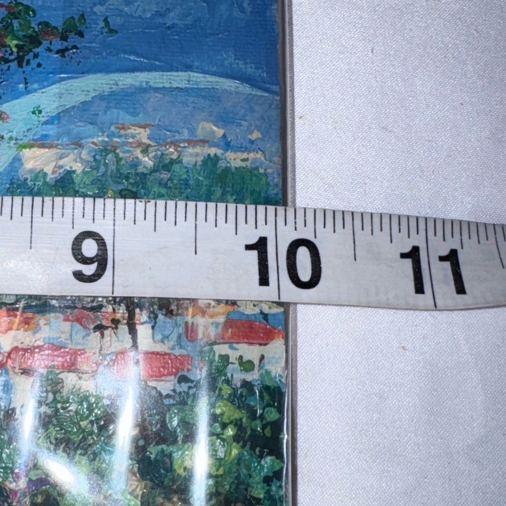 C. Loft Painting - high rise bay - Mediterranean Coastal Seascape on Board - Picture 4 of 6
